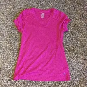 Hot pink athletic shirt